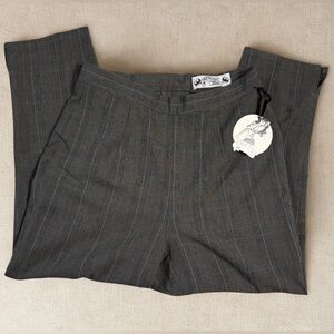 NEW Hell Bunny Gray Plaid Trousers - Medium
